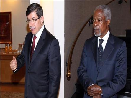  Ахмет Давутоглу переговорил по телефону с Кофи Аннаном