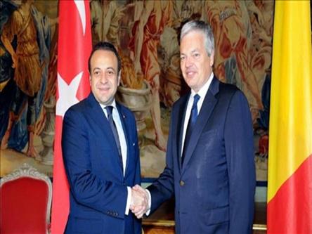  Эгемен Багыш встретился в Брюсселе с министром иностранных дел Бельгии Дидье Рейндерсом