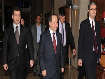  Лидер регионального правления на севере Ирака Месуд Барзани прибыл в Анкару