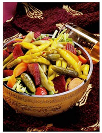 Соленья османского периода и рецепт салата мастабэ