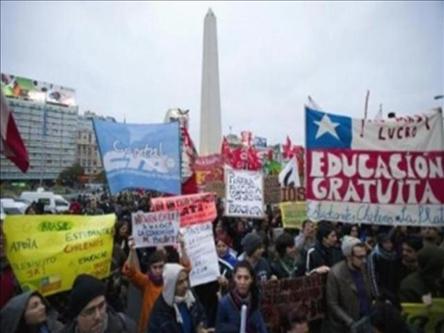  В Чили продолжаются демонстрации протеста учащихся и студентов