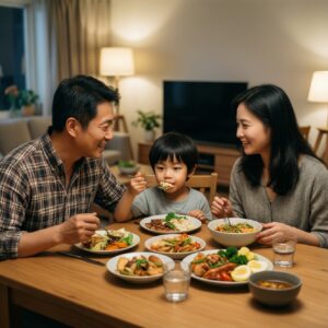 Культура питания в семье: как формируются вкусы и пищевые привычки ребёнка